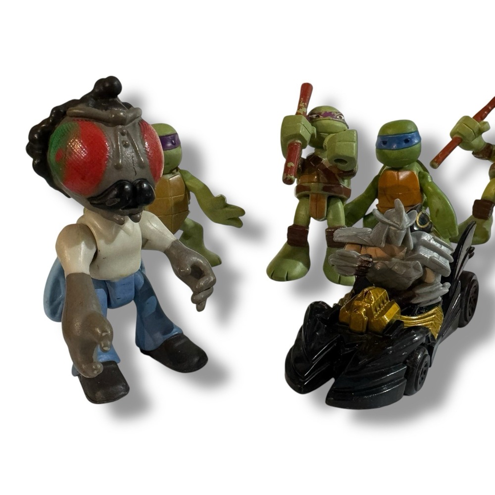 TMNT Teenage Mutant Ninja Turtles MINI Figures 2.5" Lot Of 7‎ - Picture 6 of 12